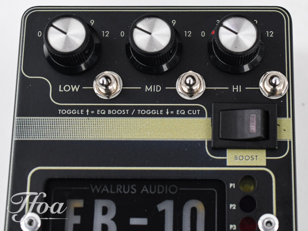 Walrus Audio EB10 Black Preamp-EQ-Boost | The Fellowship of Acoustics